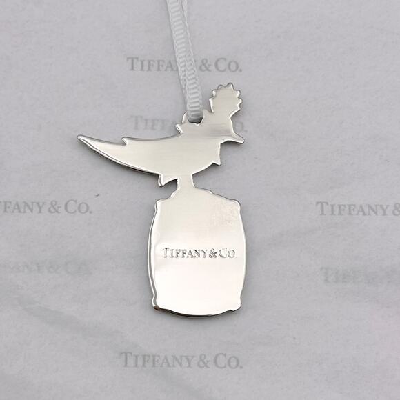 NEW Tiffany & Co. Bird on a Rock Christmas Ornament Charm Stocking Stuffer Gift - Picture 4 of 6